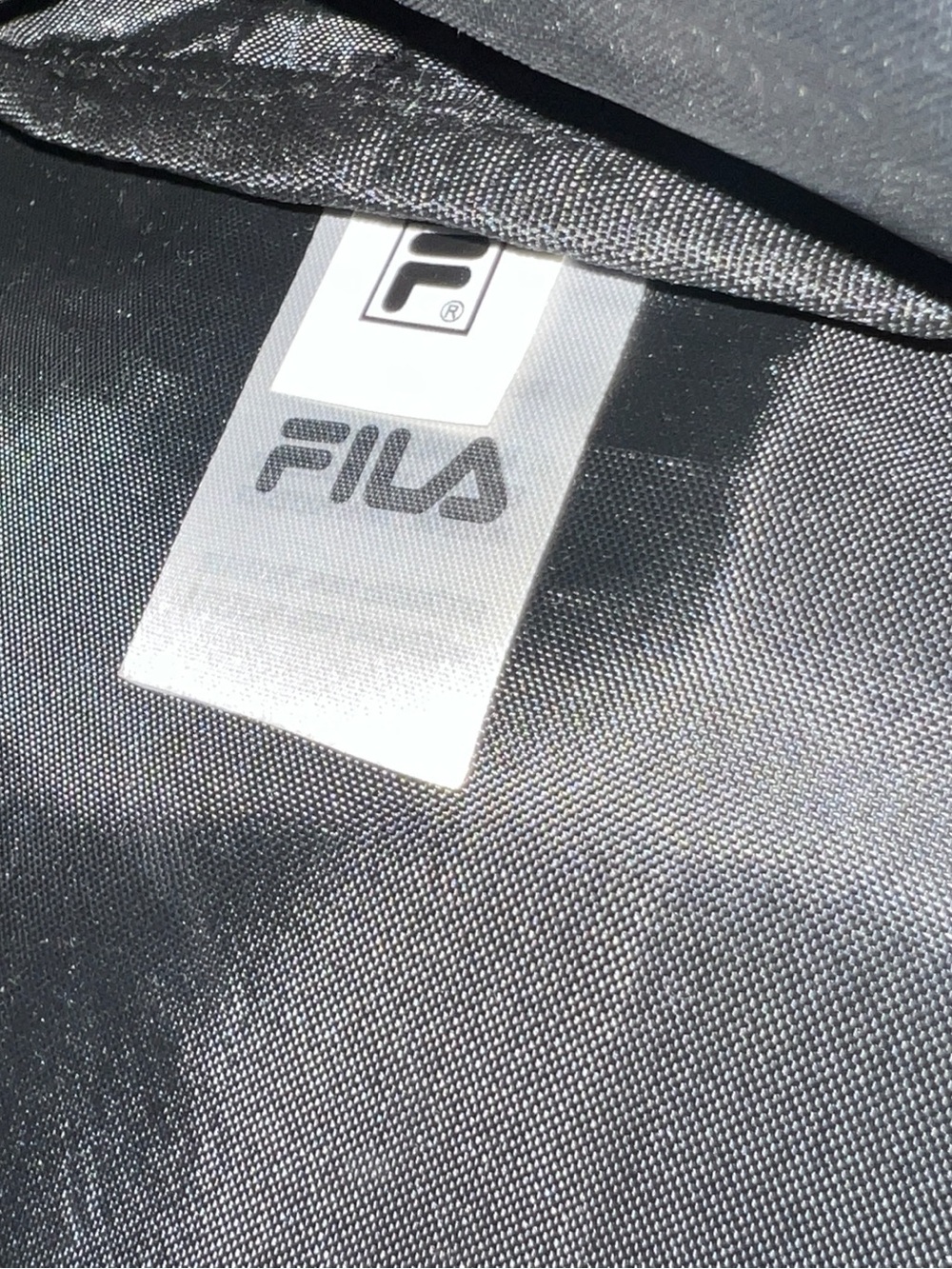 FILA Mini Backpack Black Splatter Print Small Travel Bag Adjustable Straps - Picture 5 of 8